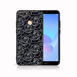 PROTEMIO MY ART Védőburkolat Huawei Y6 Prime 2018 ROSES (172) készülékhez