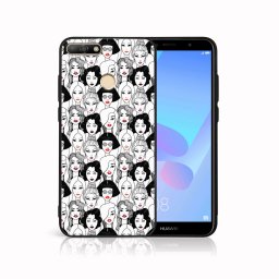 PROTEMIO MY ART Védőburkolat Huawei Y6 Prime 2018 LIPSTICK (174) készülékhez