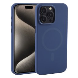 MUTURAL SILICONE MAGSAFE Védőburkolat Apple iPhone 15 Pro sötétkék