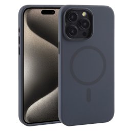 MUTURAL SILICONE MAGSAFE Védőburkolat Apple iPhone 15 Pro Max kék-fekete