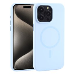 MUTURAL SILICONE MAGSAFE Védőburkolat Apple iPhone 15 Pro Max világoskék