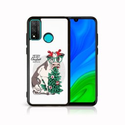 PROTEMIO MY ART borító karácsonyi dizájnnal, Huawei P Smart 2020 BOLDOG CHRISTMAS (074)