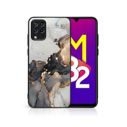 PROTEMIO MY ART Védőburkolat Samsung Galaxy M33 5G GREY MARBLE (140) telefonhoz