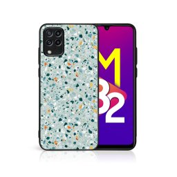 PROTEMIO MY ART Védőburkolat Samsung Galaxy M33 5G BLUE TERRAZZO (164) telefonhoz