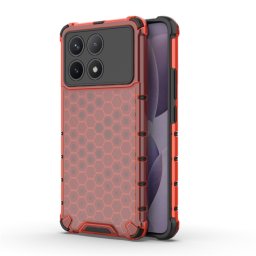 HONEYCOMB Védőburkolat Xiaomi Poco X6 Pro 5G piros
