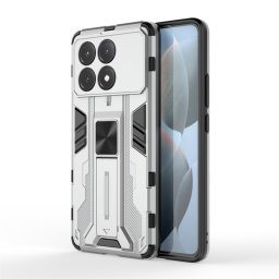 SUPERSONIC Tartós borítás Xiaomi Poco X6 Pro 5G ezüsthöz