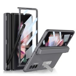 GKK BOX Védőburkolat állvánnyal Samsung Galaxy Z Fold 3 5G szürke