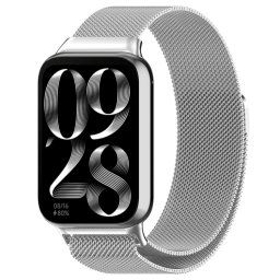 MILANESE fém szíj Xiaomi Smart Band 8 Pro ezüsthöz