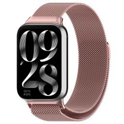 MILANESE fém szíj Xiaomi Smart Band 8 Pro rózsaszín telefonhoz