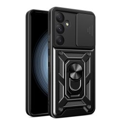 RING KAMERA Borító tartóval Samsung Galaxy A55 5G fekete