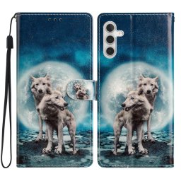 ART Wallet tok Samsung Galaxy A35 5G WOLVES telefonhoz