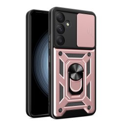 RING KAMERA Borító tartóval Samsung Galaxy A35 5G rózsaszín