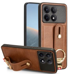 HANDY Védőburkolat tartóval Xiaomi Poco X6 Pro 5G barna