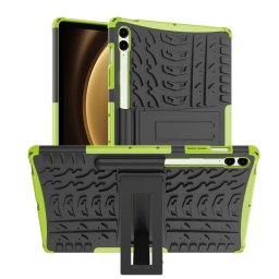 STAND Extra strapabíró tok Samsung Galaxy Tab S9 FE+ zöld