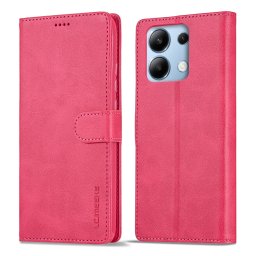 IMEEKE Wallet tok Xiaomi Redmi Note 13 rózsaszín telefonhoz