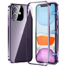 Mágneses borító 360 Apple iPhone 11 lila