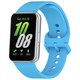 SZILIKON Cserélhető pánt Samsung Galaxy Fit3 világoskékhez