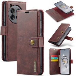 DG.MING Pénztárca huzat 2in1 One Plus 12 piros