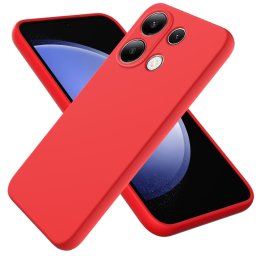 RUBBER Védőburkolat Xiaomi Redmi Note 13 Pro / Poco M6 Pro piros