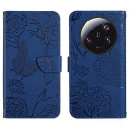 ART BLOSSOM pénztárcahuzat Xiaomi 14 Ultra kék telefonhoz