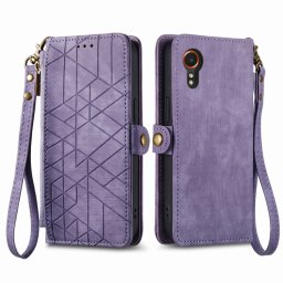 GEOM Wallet tok Samsung Galaxy Xcover 7 lila telefonhoz