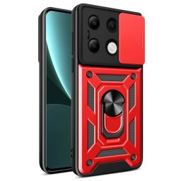 RING KAMERA Borító tartóval Xiaomi Redmi Note 13 piros