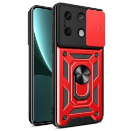 RING KAMERA Borító tartóval Xiaomi Redmi Note 13 5G piros