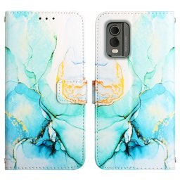 ART MARBLE pénztárcavédő Nokia C32 GREEN