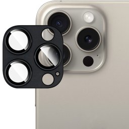 IMAK FULL METAL COVER Apple iPhone 15 Pro / 15 Pro Max kameraüveg fekete