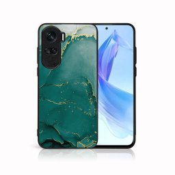 PROTEMIO MY ART Védőburkolat Honor 90 Lite 5G GREEN MARBLE (145) telefonhoz