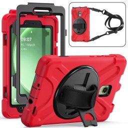 SZILÁRD Tartós burkolat Samsung Galaxy Tab Active5 piros
