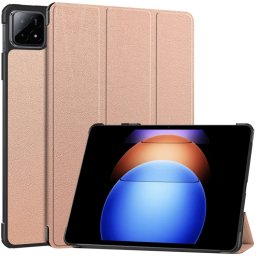 LEATHER Csuklós huzat a Xiaomi Pad 6S Pro rozéaranyhoz