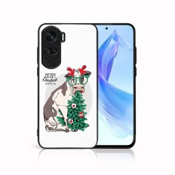 PROTEMIO MY ART Karácsonyi kivitelű borító Honor 90 Lite 5G VIDÁM CHRISTMAS (074)