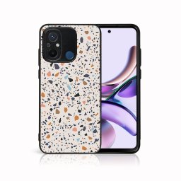 PROTEMIO MY ART Védőburkolat a Xiaomi Redmi 12C BEIGE TERRAZZO-hoz (162)
