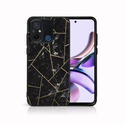 PROTEMIO MY ART Védőburkolat a Xiaomi Redmi 12C POLYGONAL (150) számára