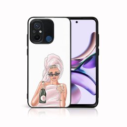 PROTEMIO MY ART Védőburkolat a Xiaomi Redmi 12C CHAMPAGNE (134) számára