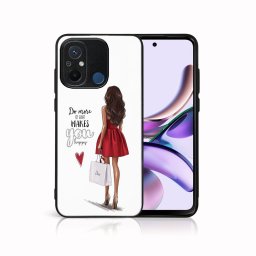 PROTEMIO MY ART Védőburkolat Xiaomi Redmi 12C RED DRESS-hoz (137)