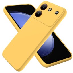 RUBBER Védőtok ZTE Blade A54 sárga