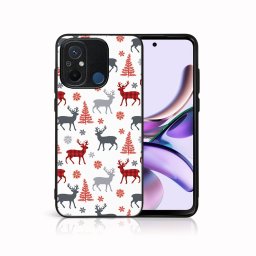 PROTEMIO MY ART Karácsonyi kivitelű borító Xiaomi Redmi 12C DEER (068)