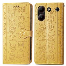 ART ANIMALS ZTE Blade A54 pénztárcahuzat sárga