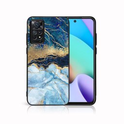 PROTEMIO MY ART Védőburkolat Xiaomi Redmi-hoz Note 11 5G / Redmi Note 11 BLUE-hoz MARBLE (141)