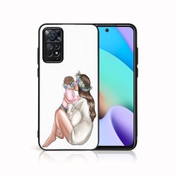 PROTEMIO MY ART Védőburkolat Xiaomi Redmi-hoz Note 11 5G / Redmi Note 11 baba számára GIRL (111)