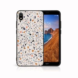 PROTEMIO MY ART Védőburkolat a Xiaomi Redmi 7A BEIGE TERRAZZO-hoz (162)