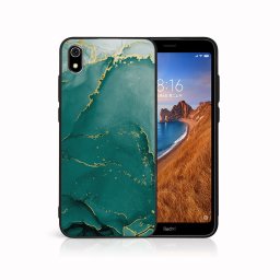 PROTEMIO MY ART Védőburkolat a Xiaomi Redmi 7A-hoz GREEN MARBLE (145)