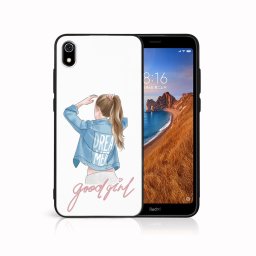 PROTEMIO MY ART Védőburkolat a Xiaomi Redmi 7A számára JÓ GIRL (130)