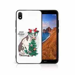 PROTEMIO MY ART Karácsonyi kivitelű borító Xiaomi Redmi 7A MERRY CHRISTMAS (074)