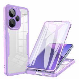 DUAL Kétoldalas burkolat fóliával Xiaomi Redmi Note 13 Pro+ 5G lila