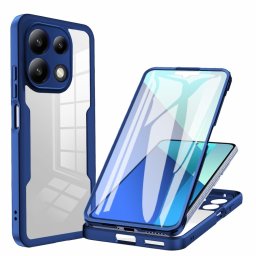 DUAL Kétoldalas burkolat fóliával Xiaomi Redmi Note 13 kék