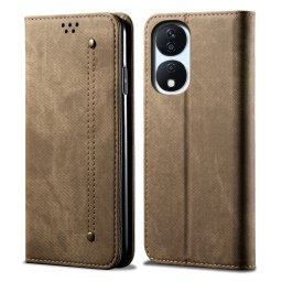 DENIM pénztárcahuzat Honor X7b szürke-barna