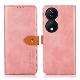 KHAZNEH DUAL-COLOR Pénztárcahuzat Honor X7b-hez rózsaszín